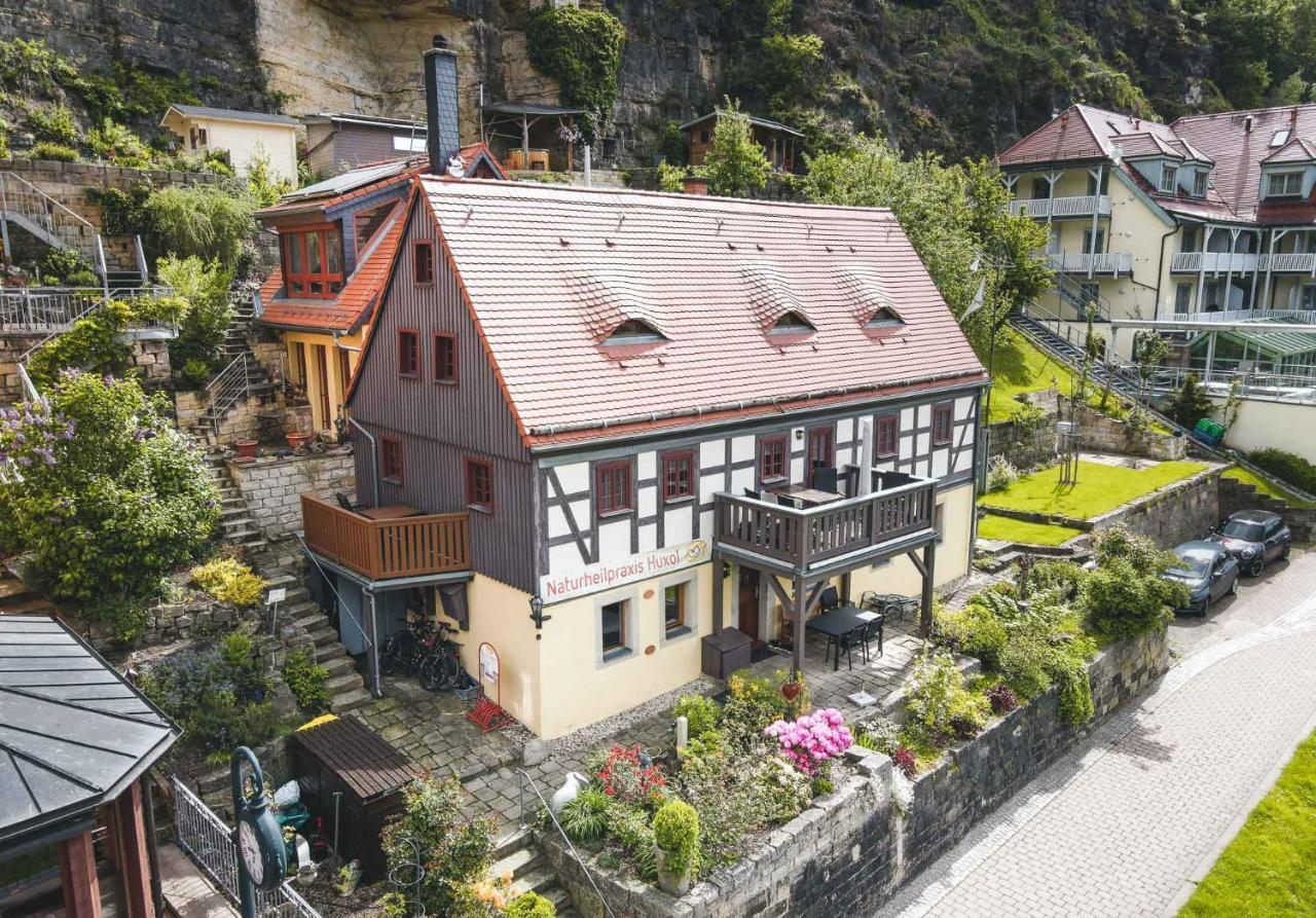 Ferienwohnungen Elbjuwel Rathen Exterior foto